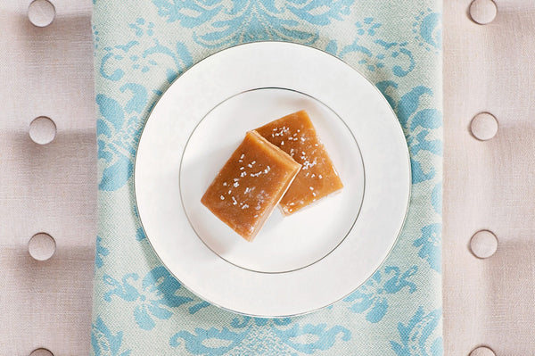 Sea Salt Topped Caramel Shortbread Hunk