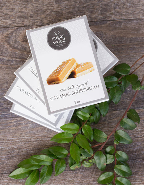 Sea Salt Topped Caramel Shortbread Hunk