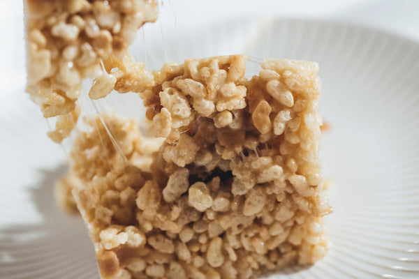 Salted Caramel & Brown Butter Rice Krispie Bars