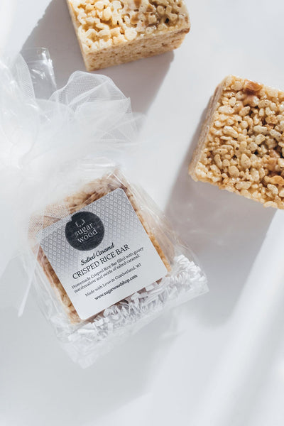 Salted Caramel & Brown Butter Rice Krispie Bars
