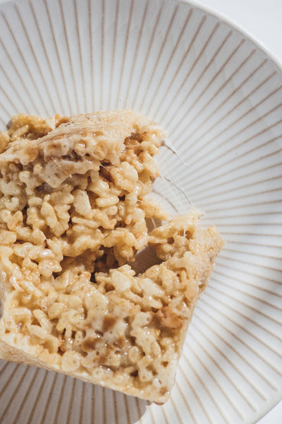 Salted Caramel & Brown Butter Rice Krispie Bars