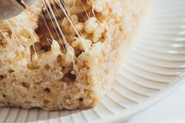 Salted Caramel & Brown Butter Rice Krispie Bars