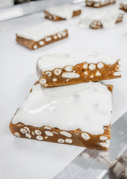 Dark Chocolate & Marshmallow Caramel Pretzel Bar