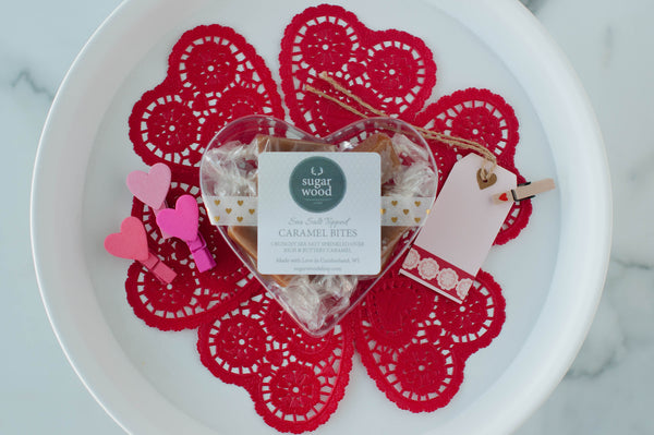 Valentine's Day Sweetheart Box of Salted Caramels